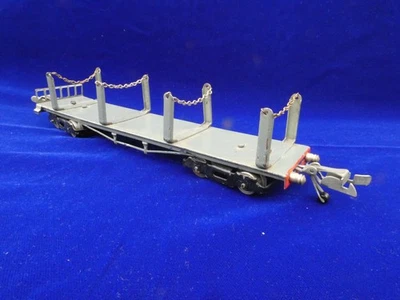TRAIN LR O - WAGON PLAT A RANCHERS ET CHAINES N° 2011 ? - A COMPLETER - Photo 1/4