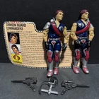 1985 GI JOE TOMAX & XAMOT v1 100% Complete w/ File Card Hasbro ARAH Vintage