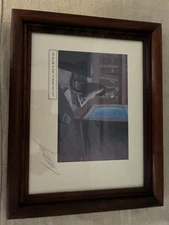 Set of Two Jeff Leedy Hand Signed Prints Framed with Glass