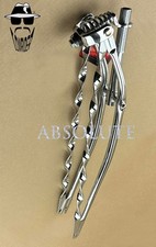 Original Lowrider 29" Classic 1" Chrome Cruiser Spring Fork w/Flat Twisted Bars.