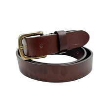 Lands' End Men's Brown Leather Belt 42 USA Made