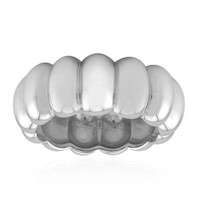 Cavill 925 Sterling Silber Ring Breit Skulptural Modern Damen Herren