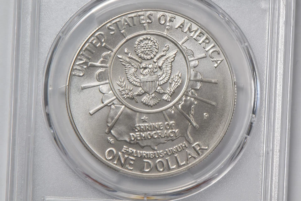 MS70 1991-P Mount Rushmore Commemorative $1 PCGS Blue Label *8215 - Image 4 of 4