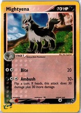 Pokemon Card - Mightyena 42/109 Ruby & Sapphire 2003 Uncommon Reverse Holo HP on eBay