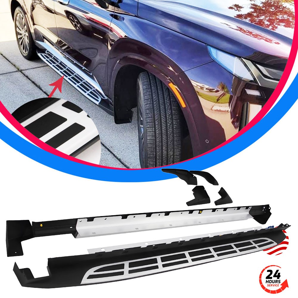 2PCS Running Boards Side Steps for Hyundai Palisade 2020-2025 w