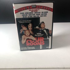 Four Rooms DVD 1995 Widescreen Tarantino Rodriguez Banderas Madonna Tim Roth