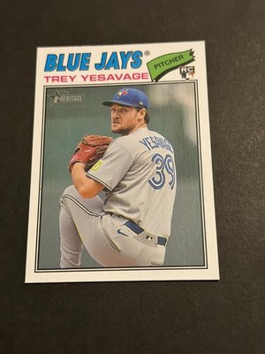 2026 Topps Heritage - Trey Yesavage #245 RC (E)