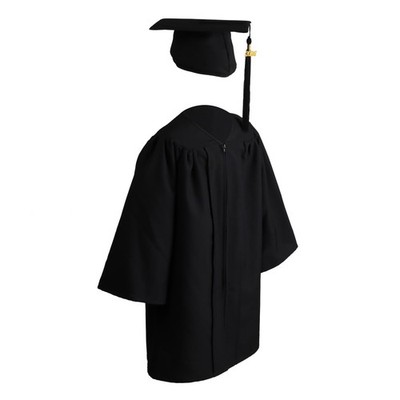 Unisex Matte Kindergarten Graduation Gown Cap Tassel Set 2026 Ceremony Wear