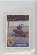 1993-94 High Liner Greatest Goalies Full Panel Johnny Bower #9 HOF 2d8
