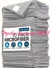 10pk Kitchen Dish Cloths Microfiber Dish Towels Bathroom Car Full Size Soft Gray