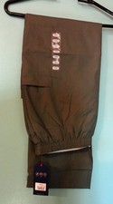 Cherokee Workgear Cargo Pants Scrubs Style 4200 3XL Olive Green NWT Pull Up