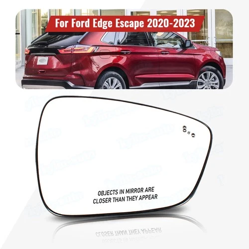 Right Side Heated Mirror Glass with plate Blind Spot For Ford Escape 2020-2023