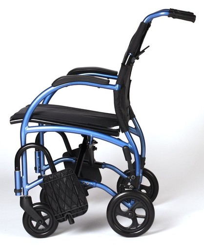 Strongback Excursion 8 Lightweight Transport Chair Wheelchair 16" / 18" NEW - Bild 7 von 7