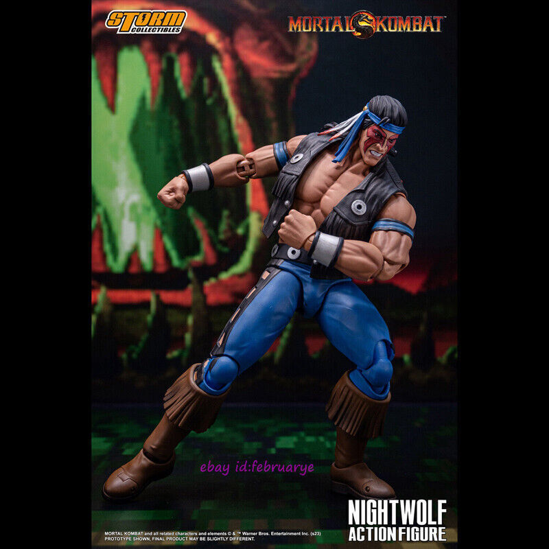 New Storm Toys 1/12 DCMK16 Mortal Kombat Nightwolf Action Figures