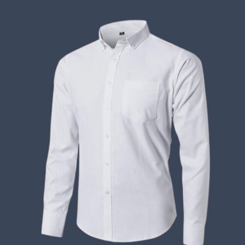 XXL Jetoo Men’s Oxford Shirt White Button Down Long Sleeve Dress Casual NEW NWT