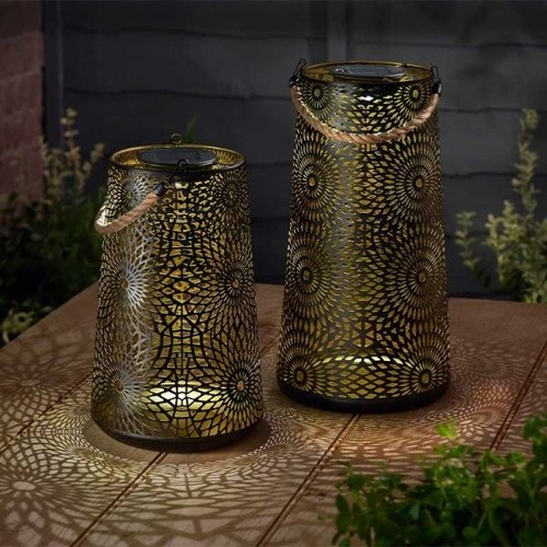 Linterna de Luz LED Solar Grande Colgante Exterior Jardín Otoño Decoración Iluminación 29cm - Imagen 21 de 36