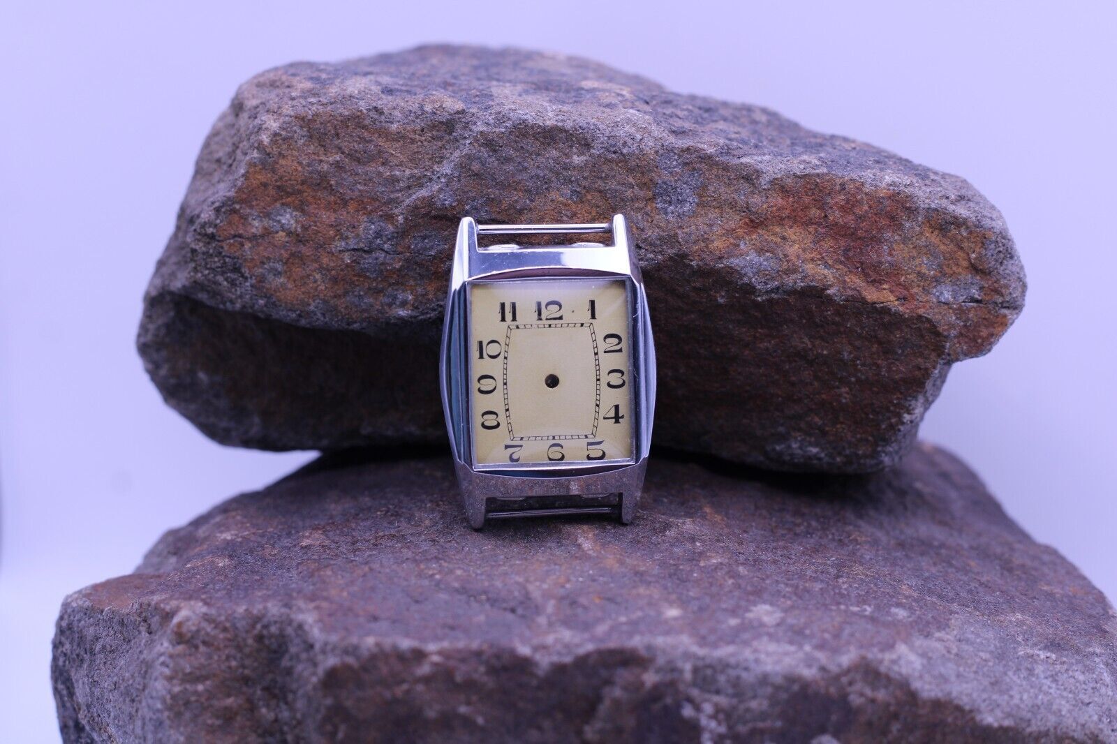 NOS ART DECO SWISS MEN'S WRIST WATCH CASE & DIAL 24.8x35.9mm 16mm LUG (DI) eBay