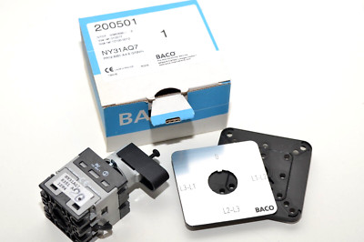 PR12 Nockenschalter / Umschalter 22 mm von BACO NY31AQ7, Voltmeter Switch, NOS