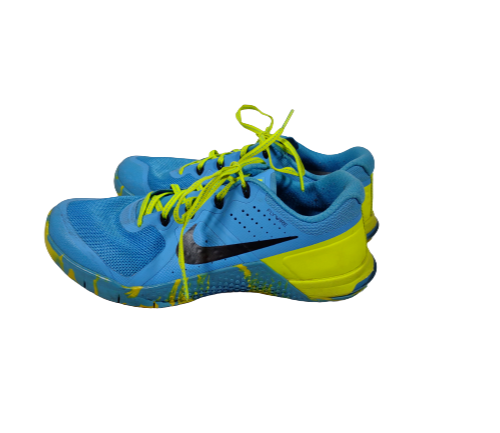 SAOLA Nike Flywire blu giallo taglia 8 5 uomo 84392 400 sneaker stringate