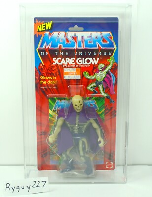 MOTU, Scare Glow, AFA 80, graded, Masters of the Universe, MOC, He
