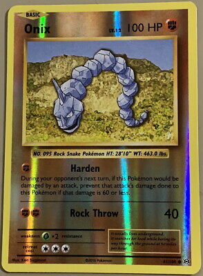 2016 Pokemon Card **Onix Lv.12** Evolutions XY Set No. 61/108 - Common