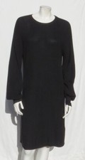 $198 MICHAEL STARS US S M Black Soft Sweater Rib Knit Long Sleeves LAYLA Dress