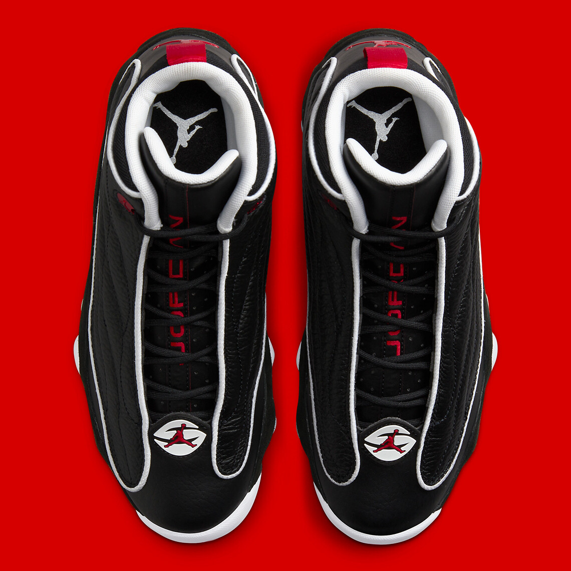 Nike‎ Jordan Pro Strong Mens 8 Pre-Owned Basketball Shoes Black Red DC8418-062 Nike Air Jordan Pro Strong Playoff Black University Red  main image 3