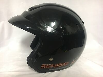 X-Large YCtechnos Black Carbon Fiber Novelty Helmet for Harley Davidson 