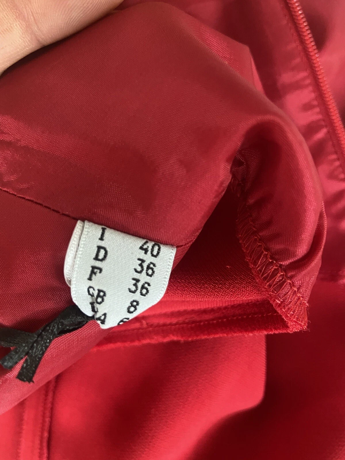 Abito BOUTIQUE MOSCHINO rosso rosso rosso taglia 36 italiano 40 S nuovo!!! Amore