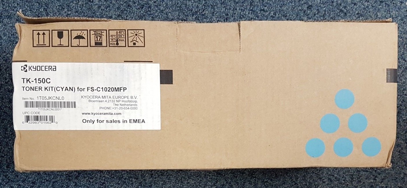 Kyocera 1T05JKCNL0 TK-150 C Toner Cyan, 6K pages - TK-150C Inc VAT i248
