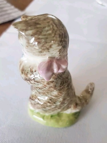 Beatrix Potter Miss Moppet Figur 1954 John Beswick England Katze Kätzchen Figur - Bild 2 von 7