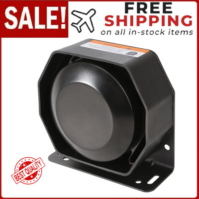 Compact High-Performance PA Siren Horn, 200W/8 Ohms Ultra Slim Sirens Speaker