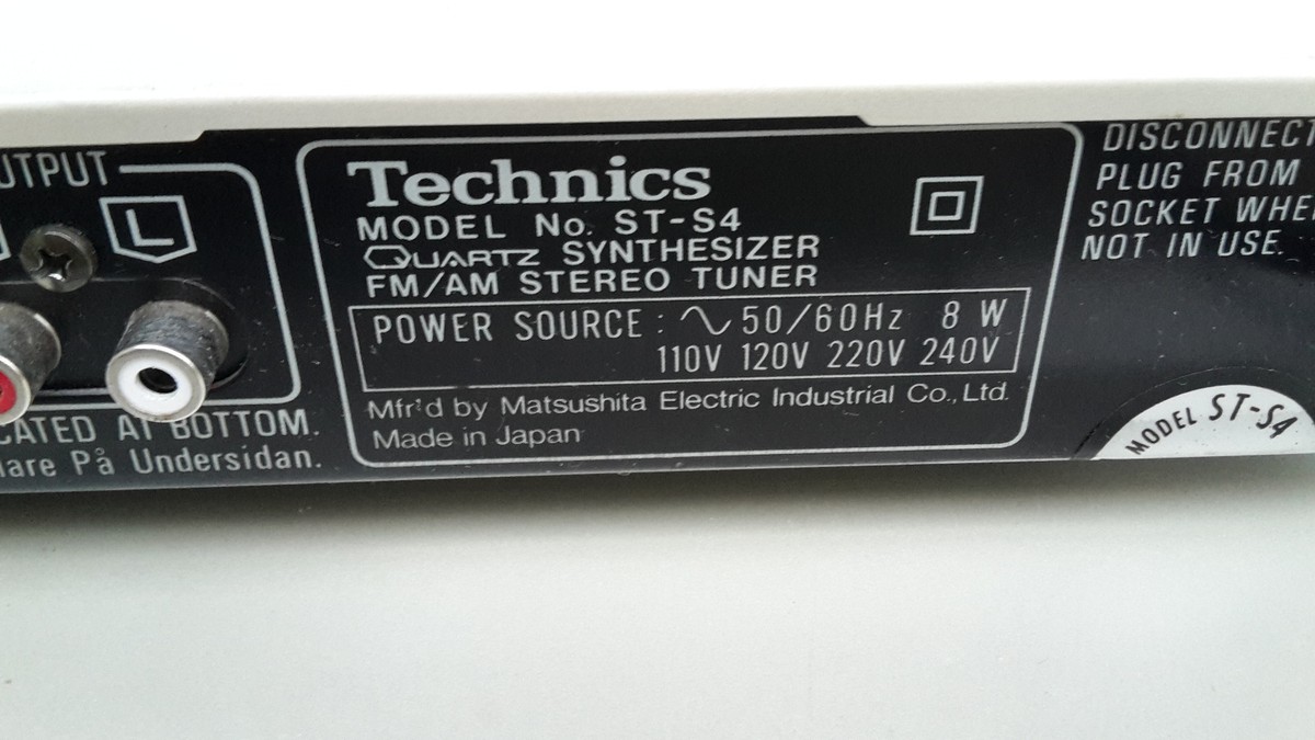 Technics、StereoAmp、v3 Technics SU-V3 & Technics ST-S4 | eBay