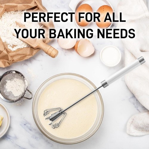 Zulay Egg Beater Whisk - Push Whisk for Cooking - 第 34/41 張圖片