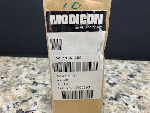 MODICON D0-1136-000 OUTPUT MODULE 12-24VDC - Picture 3 of 4