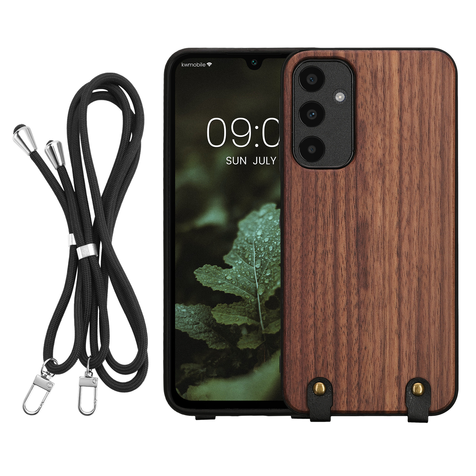 Чехол для ожерелья для Samsung Galaxy A25 с ТПУ-покрытием Hülle - Holz 