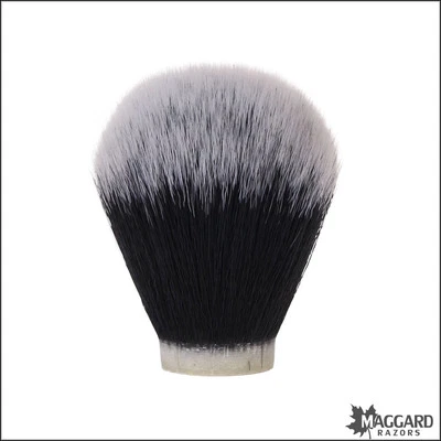 Maggard Razors 26mm Black & White Synthetic Shaving Brush Knot Only