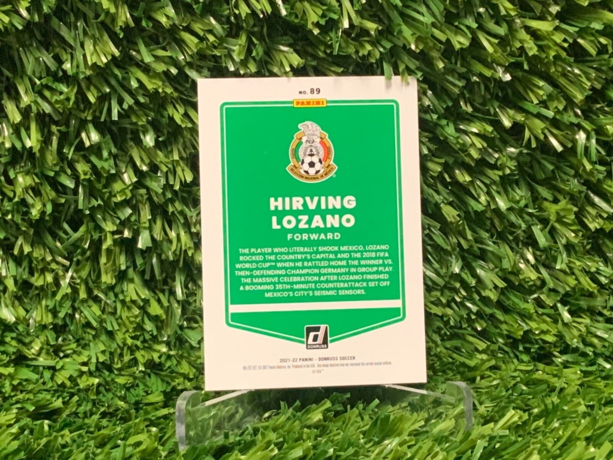 Hirving Lozano Mexico SSC Napoli 21-22 Panini Donruss Soccer