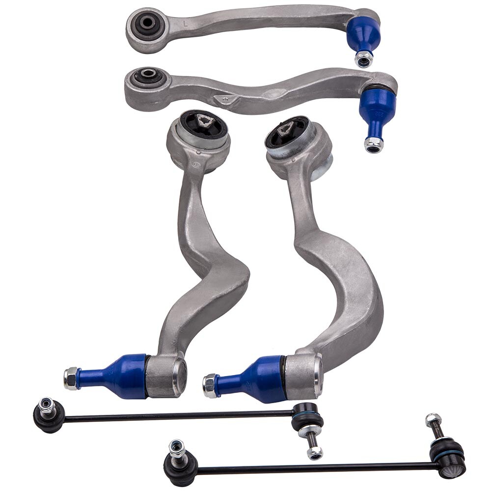 8x Control Arm Stabilizer Bar Link & Tie Rod End for BMW 525i 530i 535i