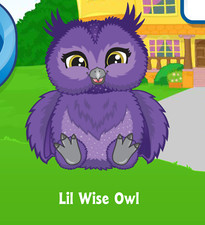 Webkinz Lil Wise Owl Virtual Adoption Code Only Messaged Webkinz Lil Purple Owl!