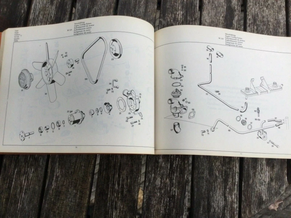 Mercedes W 108 type 250S - 250 SE - 300 Seb catalogo ricambi - Immagine 3 di 4