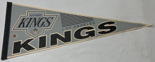 Framed 1980's Los Angeles Kings LA Kings NHL Vintage Mini Pennant