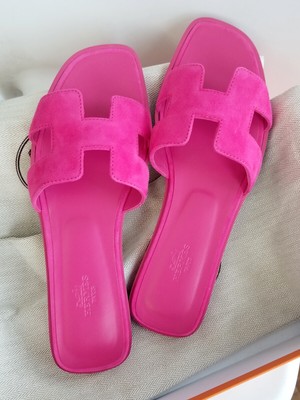 fuchsia slippers