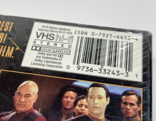Star Trek: First Contact VHS Factory Sealed - Foto 4 di 4
