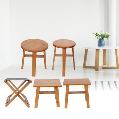 Multipurpose Small Bamboo Stool Low Stool Children Bench For