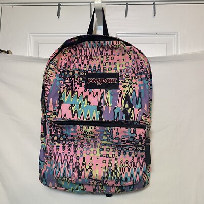 Jansport Backpack Full Size Rad Abstract Neon Retro Aztec Look Vintage | eBay Jansport Backpack Full Size Rad Abstract Neon Retro Aztec Look Vintage | eBay