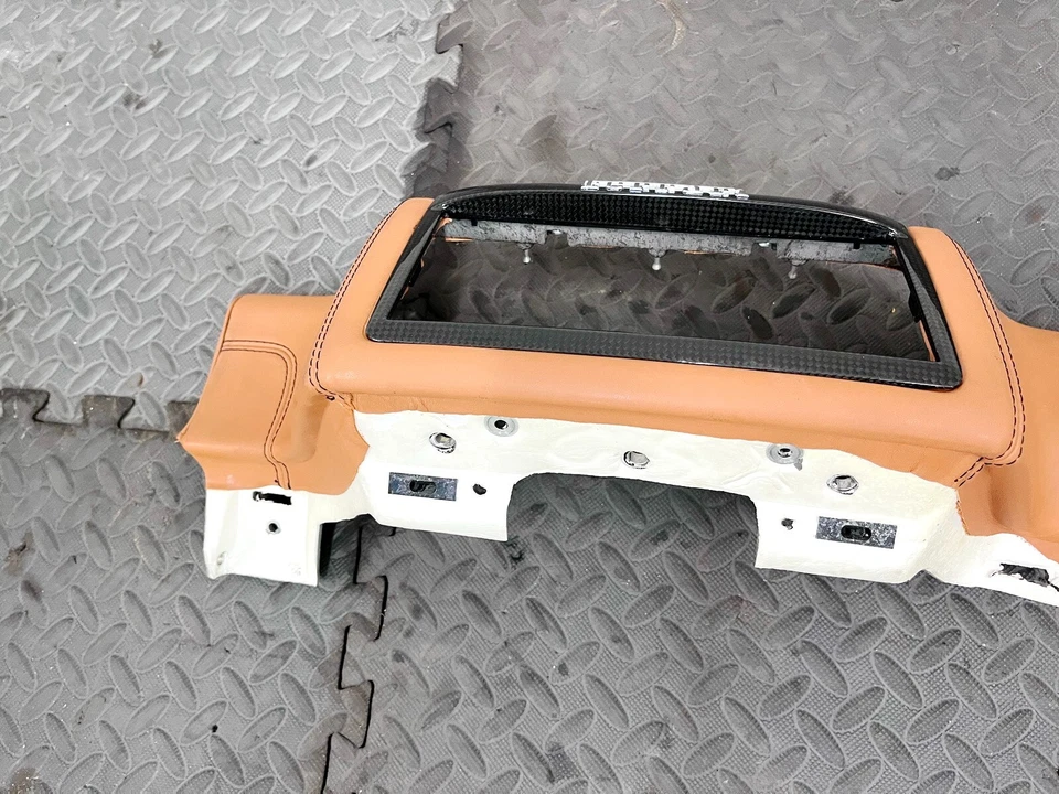08-14 FERRARI CALIFORNIA DASH DASHBOARD CENTER RIGHT TRIM PANEL SCREEN BEZEL OEM - Image 2 of 4