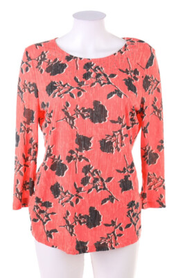 GERRY WEBER 3/4-Arm-Shirt Blumen Print D 40 peach NEU