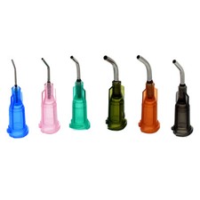 Industrial 25pcs Mixed Blunt bended bent dispensing needles angled syringe needl