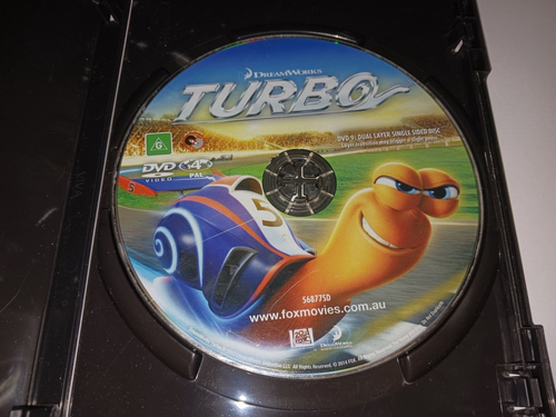 DREAMWORKS TURBO (DVD, G, PAL) - Picture 2 of 2